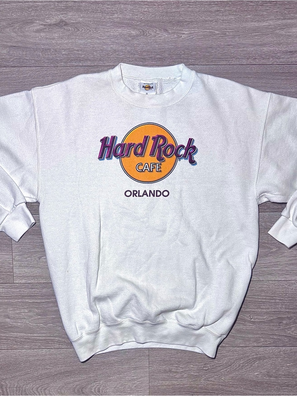 90s-Y2K Hard Rock Cafe Orlando Crewneck Sweatshirt Size M